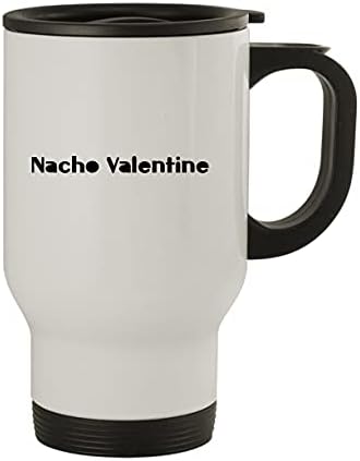 Proizvodi Molandra Nacho Valentine - Putnička šalica od nehrđajućeg čelika od 14oz, bijela